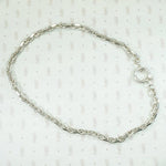 Glam Faceted Silver Cable Link Chain by Ancient Influences