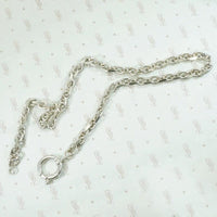 Glam Faceted Silver Cable Link Chain by Ancient Influences