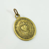 19th Century Sacred Heart Medallion