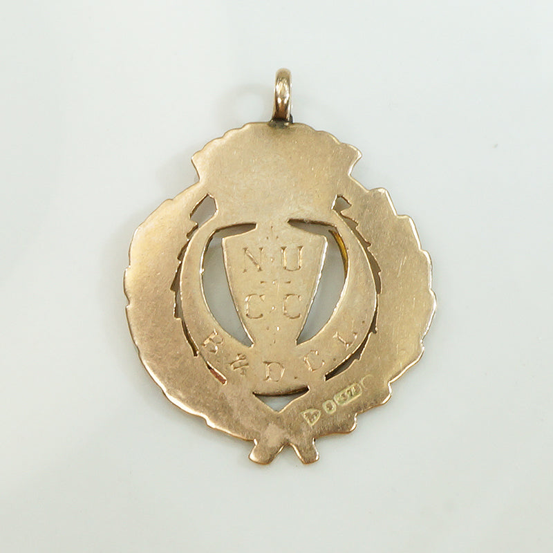 Crescent & Laurel Rosy Gold Fob