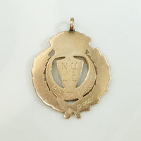 Crescent & Laurel Rosy Gold Fob