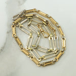 Mixed Metals Married Chains Necklace