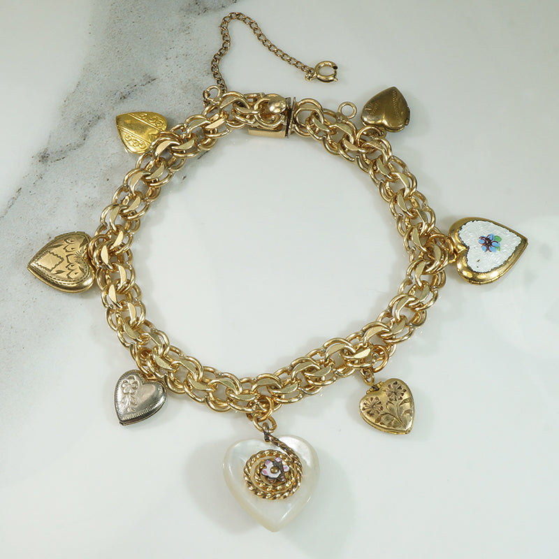 All the Hearts Charm Bracelet by AI