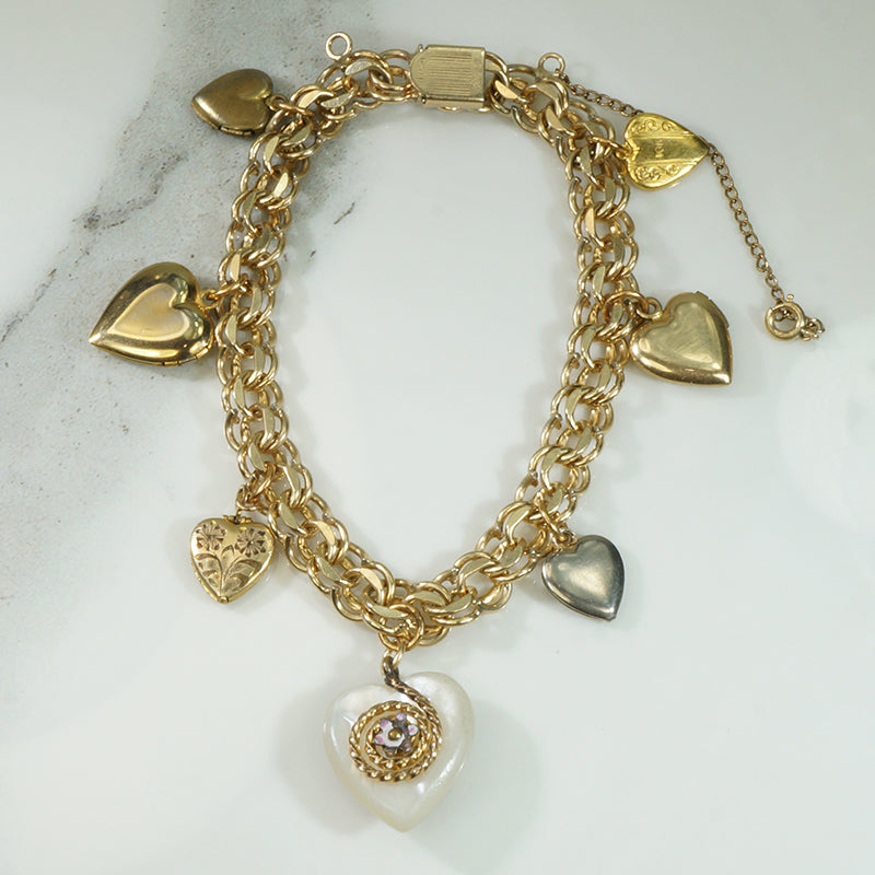 All the Hearts Charm Bracelet by AI