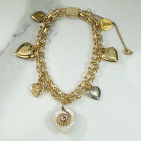 All the Hearts Charm Bracelet by AI