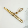Engraved Gold Sheeted Victorian Watch Key
