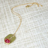 Striking Winged Rubellite Tourmaline Pendant