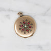Gem Studded Starry Flower Locket
