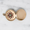 Gem Studded Starry Flower Locket