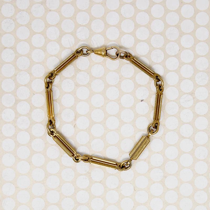 Bar Link Chain Convertible Necklace/Bracelet Combo