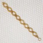Stylized X & O Gold Filled Link Bracelet