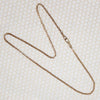 Rosy Gold Filled Engraved Link Chain with Double Hooks