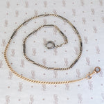 Niello and Gold Swivel and Bolt Chain