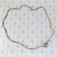 Niello and Gold Swivel and Bolt Chain