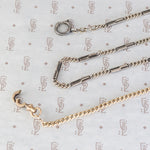 Niello and Gold Swivel and Bolt Chain