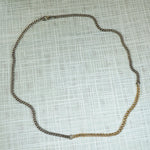 Perfect Sterling & Gold Curb Married Chain by Ancient Influences