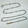 Figure Eights Niello and Gold Married Chain by Ancient Influences
