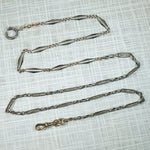 Figure Eights Niello and Gold Married Chain by Ancient Influences