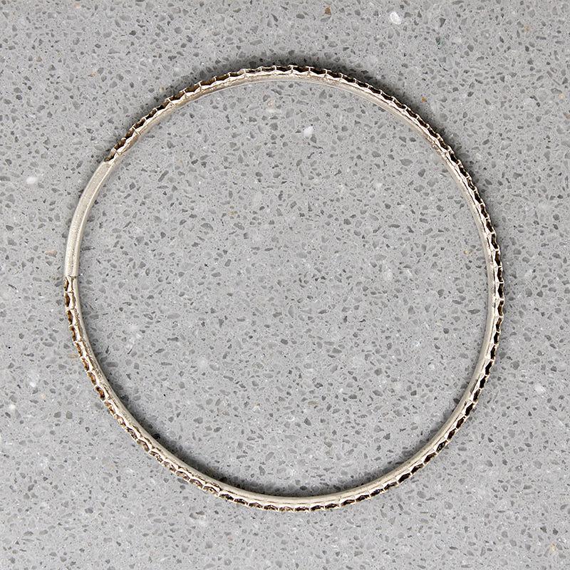 Vintage Sterling Honeycomb Bangle Bracelet