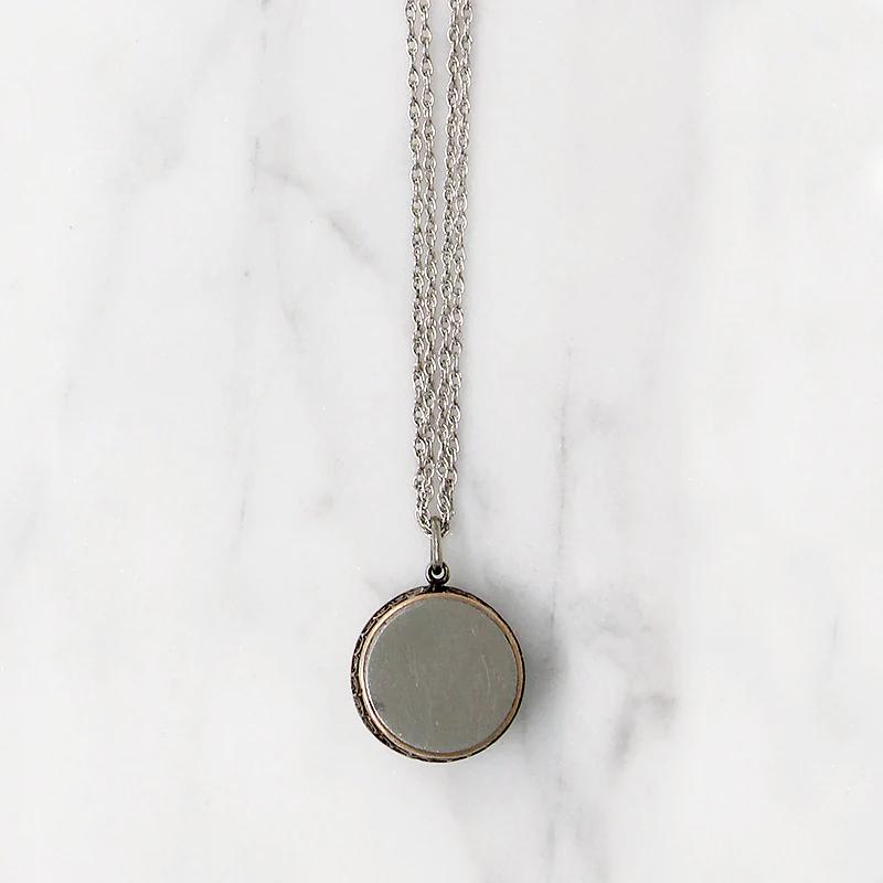 Miniature Portrait in Rose Cut Diamond Frame by Ancient Influences