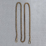 Antiqued & Engraved Double Hook Gold Filled Chain by AI