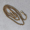 Antiqued & Engraved Double Hook Gold Filled Chain by AI