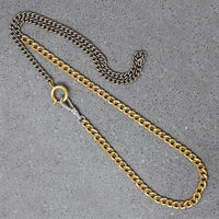 Versatile Chrome & Gold Plated Married Curb Chain from AI