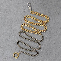 Versatile Chrome & Gold Plated Married Curb Chain from AI