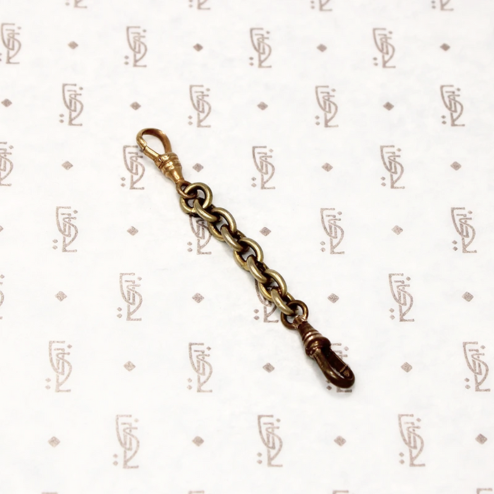 Double Dog Clip Gold Filled Charm Holder