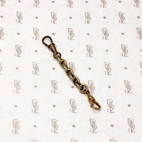 Double Dog Clip Gold Filled Charm Holder