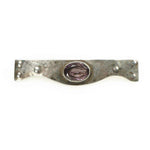 Arts & Crafts Sterling Brooch set with an Amethyst