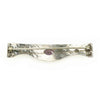 Arts & Crafts Sterling Brooch set with an Amethyst