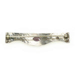 Arts & Crafts Sterling Brooch set with an Amethyst