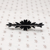 Sweet Wooden Flower Mourning Pin