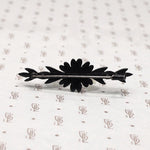Sweet Wooden Flower Mourning Pin