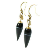 The Perfect Banded Agate Victorian Earrings