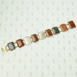 Georgian Agate Specimen Bracelet in Gold