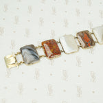 Georgian Agate Specimen Bracelet in Gold