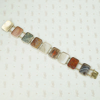 Georgian Agate Specimen Bracelet in Gold