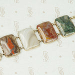 Georgian Agate Specimen Bracelet in Gold