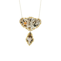 georgian agate necklace in 18k gold