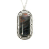 Unique Silver Filigree Agate Necklace