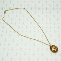 Rich Earth Toned Vintage Agate Pendant