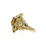 Antique Austro-Hungarian Ring set with an Amethyst
