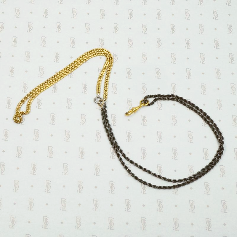 Two-Tone Married Antique Chain Necklace