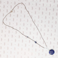 Handmade Silver Bead & Ancient Lapis Necklace by Ancient Influences