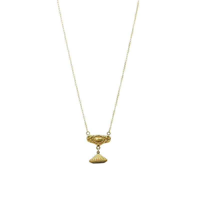 Art Nouveau Fob Necklace by Ancient Influences