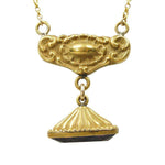 Art Nouveau Fob Necklace by Ancient Influences