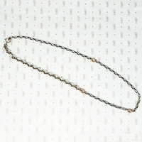 chunky silver and rose gold recycled chain