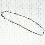 chunky silver and rose gold recycled chain